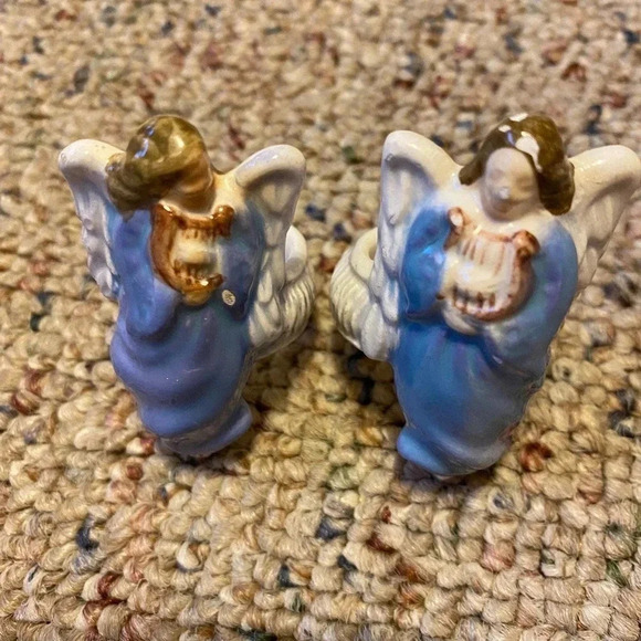 Vintage Avon Angle Porcelain Rings 1983 2 Pieces lot - Picture 2 of 9